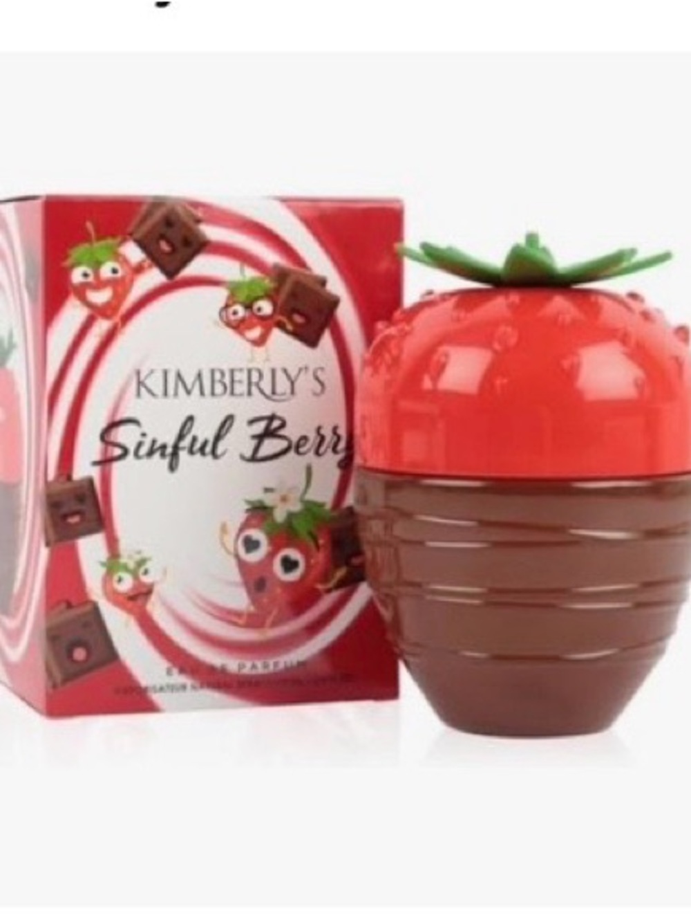 Sinful Berry Strawberry Chocolate Body Spray - Red/Brown